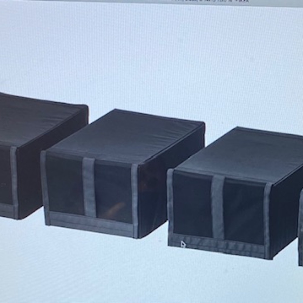 Shoe Organizer Box Set Of Four